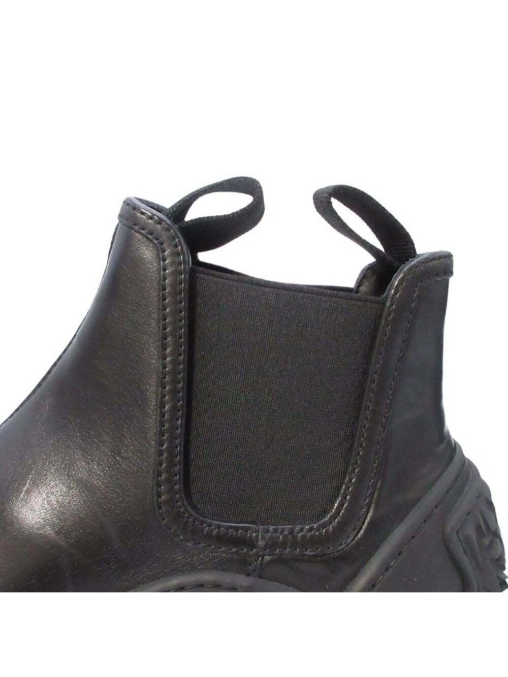 Dior Homme Side Gore Boots Chelsea Leather Shoes 40 Black - Picture 7 of 11